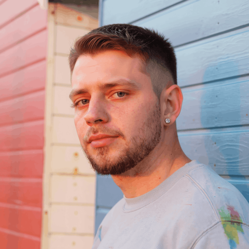 Undercut hairstyle AI preview example for long face men